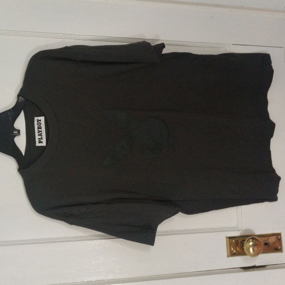 Playboy by PacSun Black T shirt, L